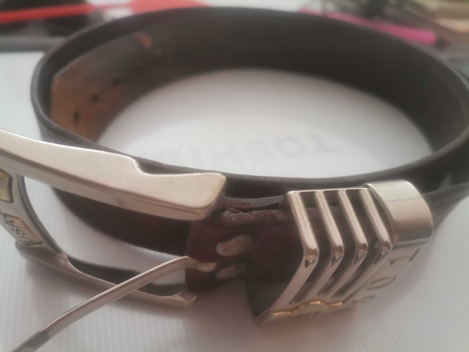 Оригинален кожен колан USA 501  с лого на Nike