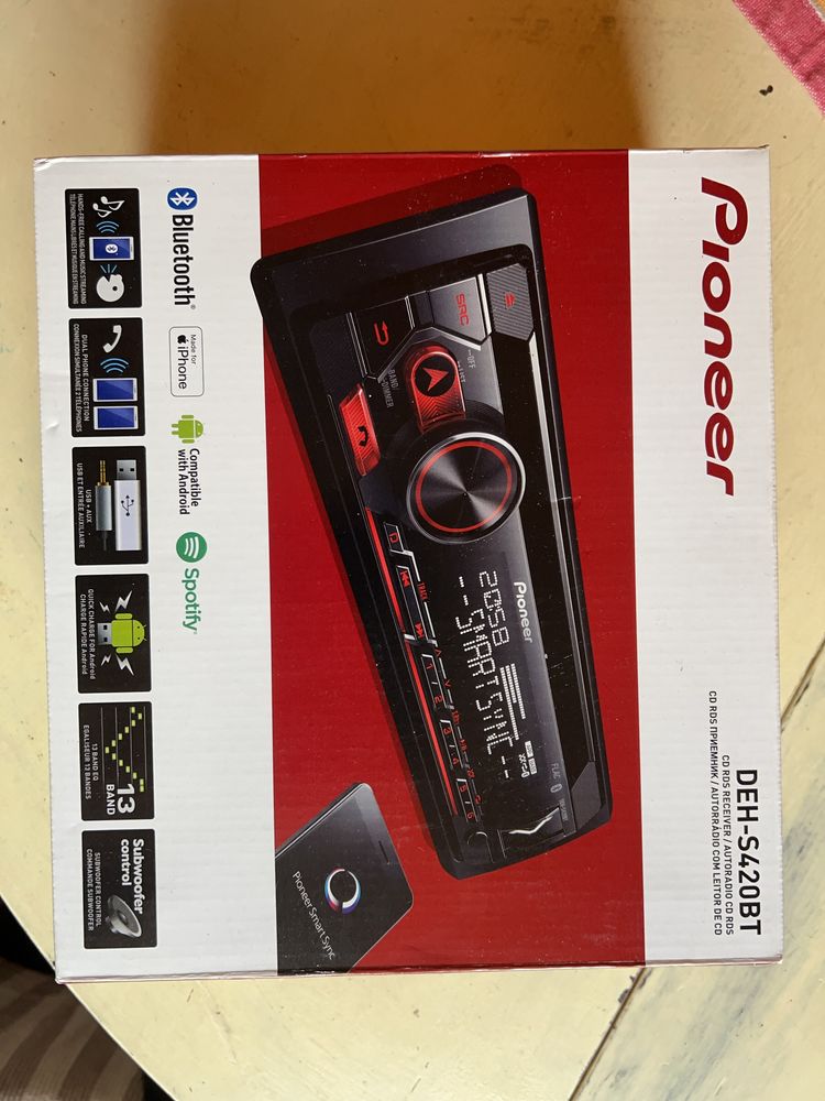 CD / USB плейър за автомобил Pioneer DEH-S420BT с Bluetooth, Spotify гр ...