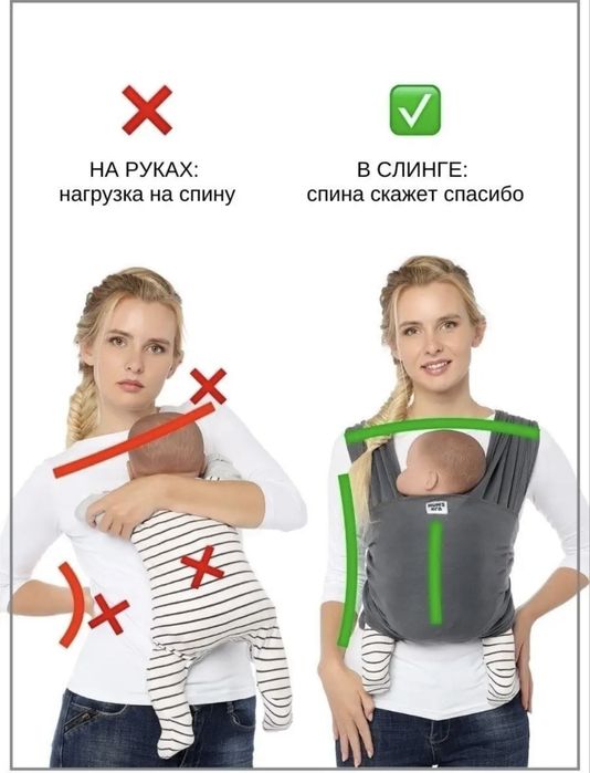 Слинг для новорожденных