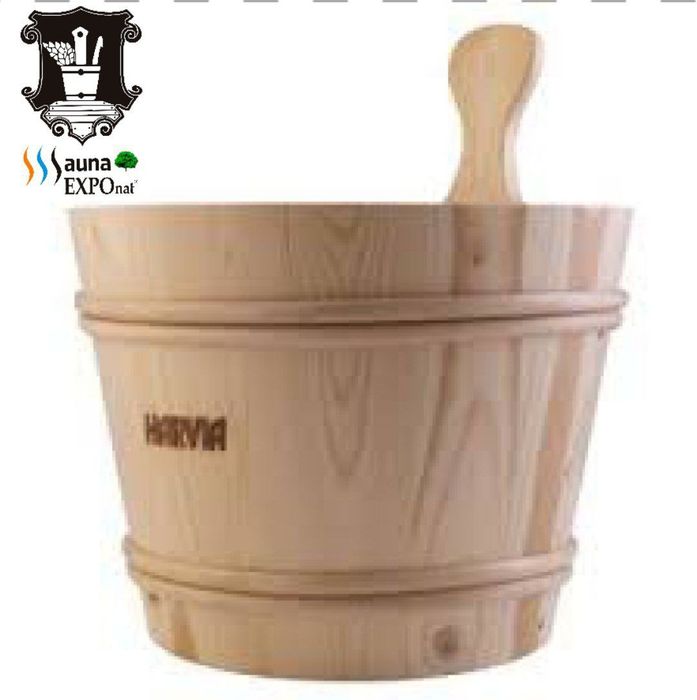 Ведро (шайка, ушат, черпак) аксессуары для сауны и бани