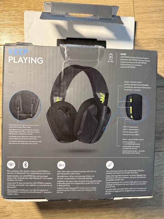 Casti Logitech G435 (fara stick si incarcator)