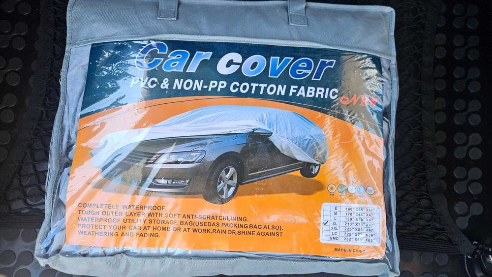 Покривала за коли или мотор размери брезент ватиран с чантичка