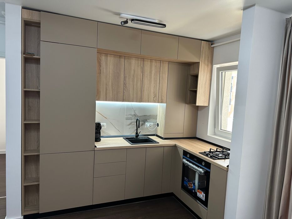 Apartament tip studio de închiriat, complet mobilat și utilat (prima închiriere)