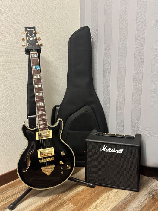 Ibanez AR520H-BK + Marshall CODE25 – set complet, stare impecabilă