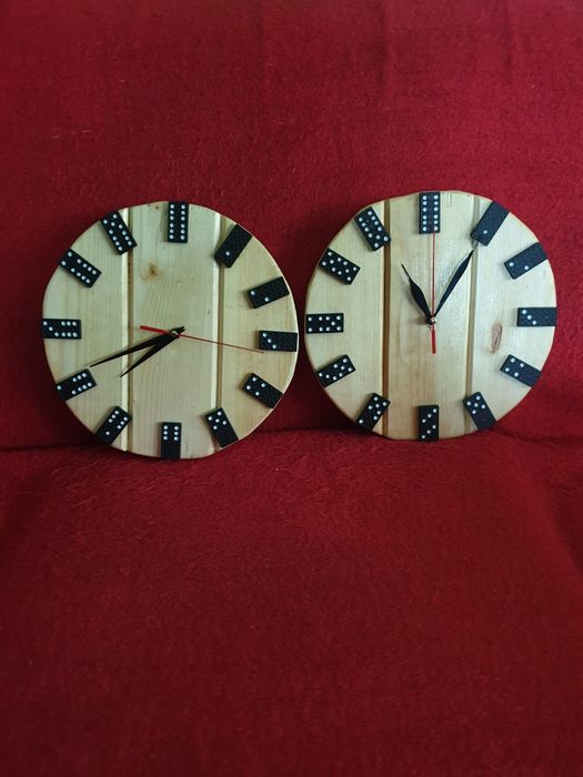 Стенен часовник от ланперия ръчна изработка