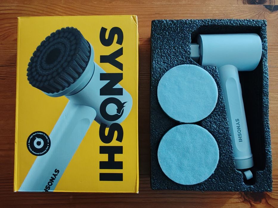 Електрическа четка за почистване, с 3 вида четки