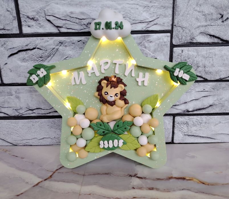 Нощни лампи и бебешки визитки