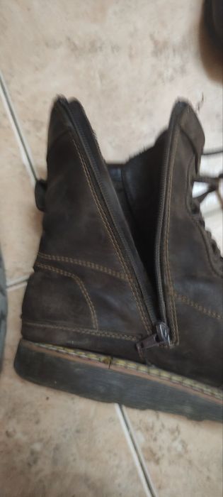 Мъжки високи кожени обувки Меркирий