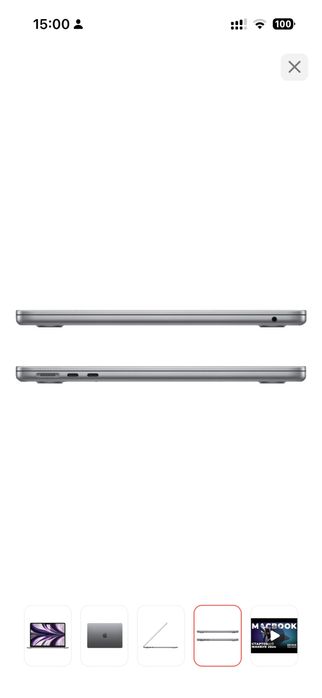 Макбук с коробкой