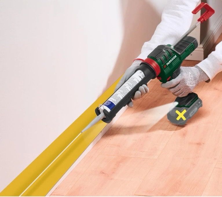 Акумулаторен пистолет за силикон Парксайд / Parkside