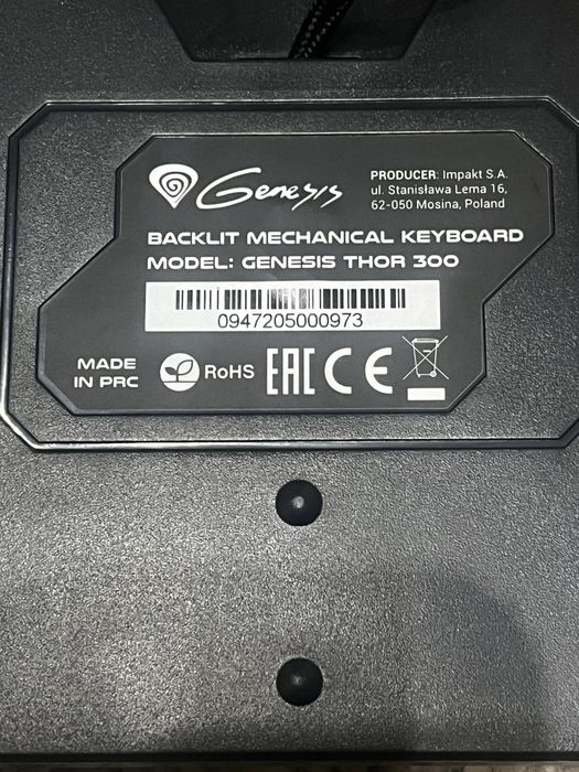 Продавам Genesis Thor 300 механична клавиатура