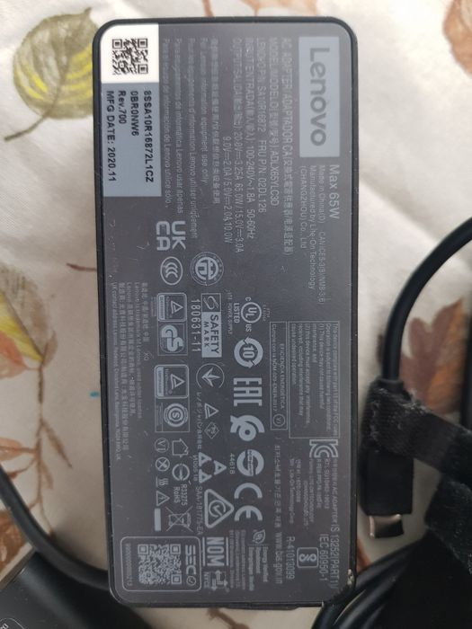 Alimentator Tip C Încărcător Tip C Lenovo  HP