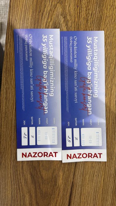 Gala Konsertga bilet