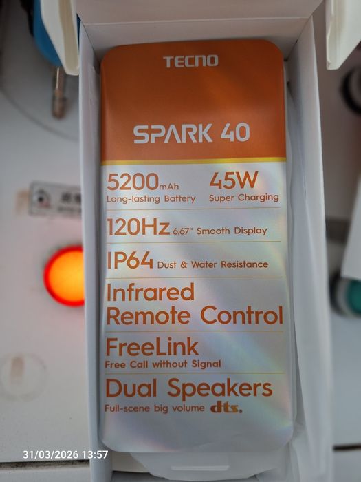 Техно спарк 40 бор