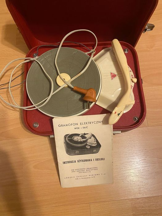 Gramofon/ Pick-up-Fonica WGE-56/C – vintage PRL