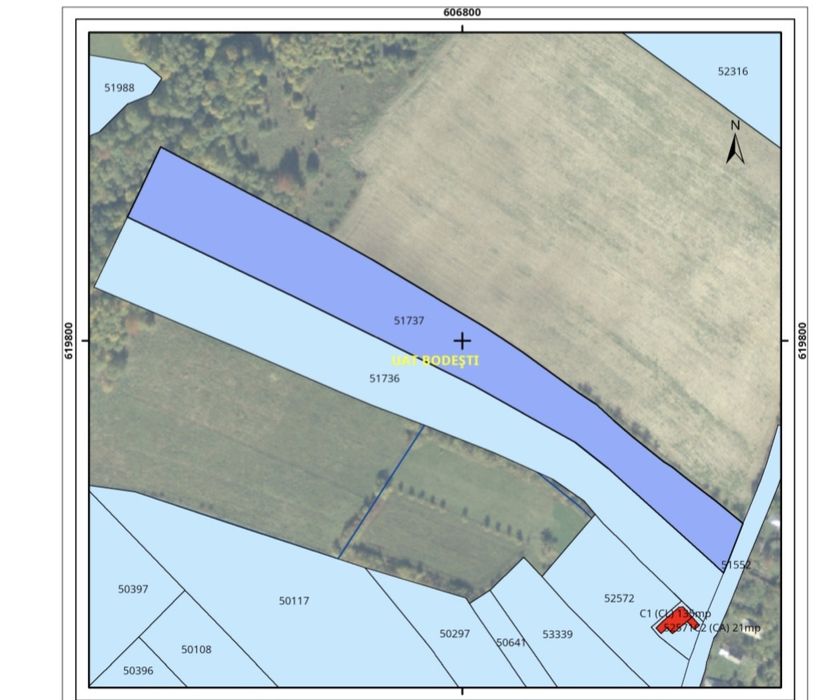 Teren de vânzare 11.607 metri 7 euro metru negociabil