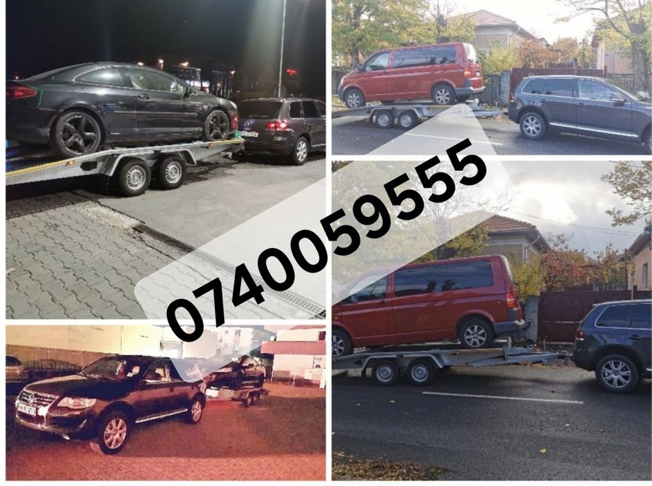 Tractări/ Transport Aeroport/ Închiriere Platformă auto 4,5m