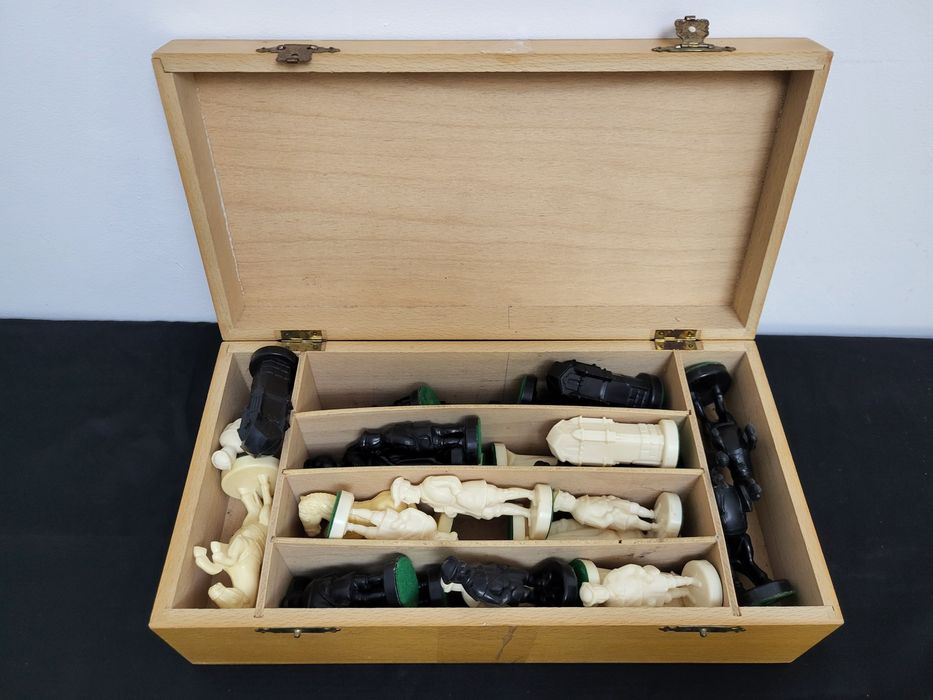 #3 Стар масивен мраморен шах