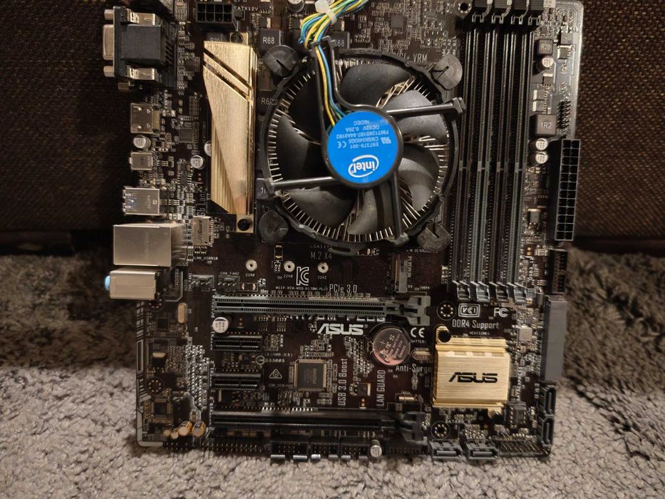Дънна платка Asus H170M-Plus + Intel Core i7-6700 LGA1151