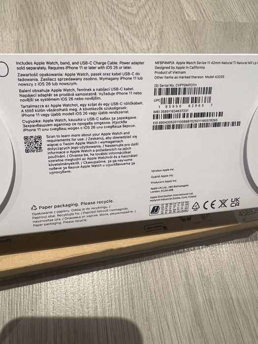 Apple Watch Series 11 42mm Natural