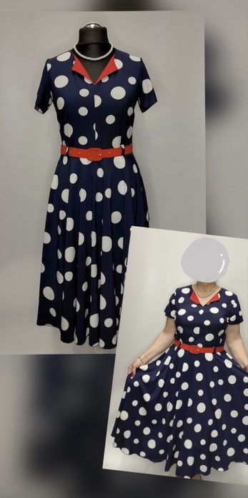 Vand rochie cu buline, noua
