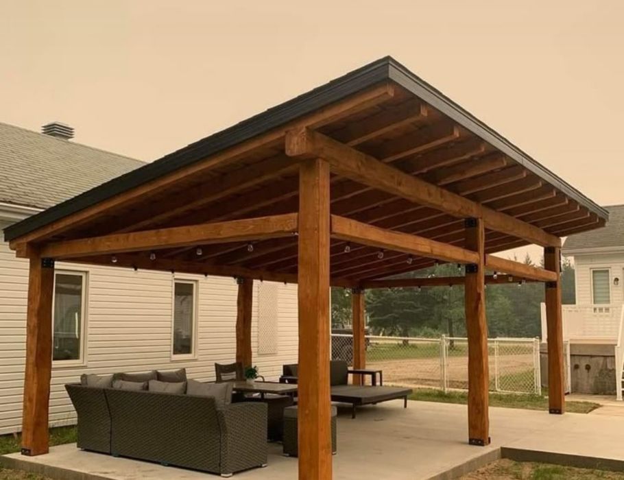 Навеси, перголи, барбекюта, огради, сглобяване на тенти. Строителство