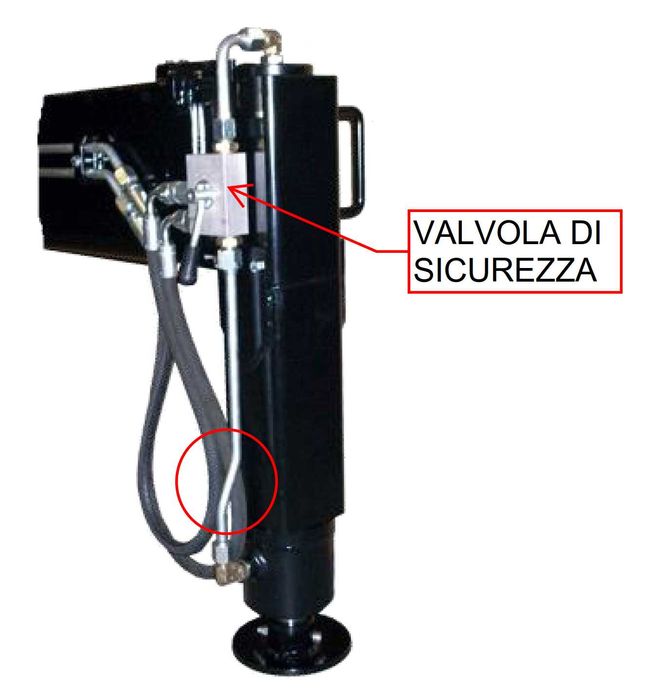 Supapa blocare picior hidraulic camion 3,5 ton iveco ford nissan