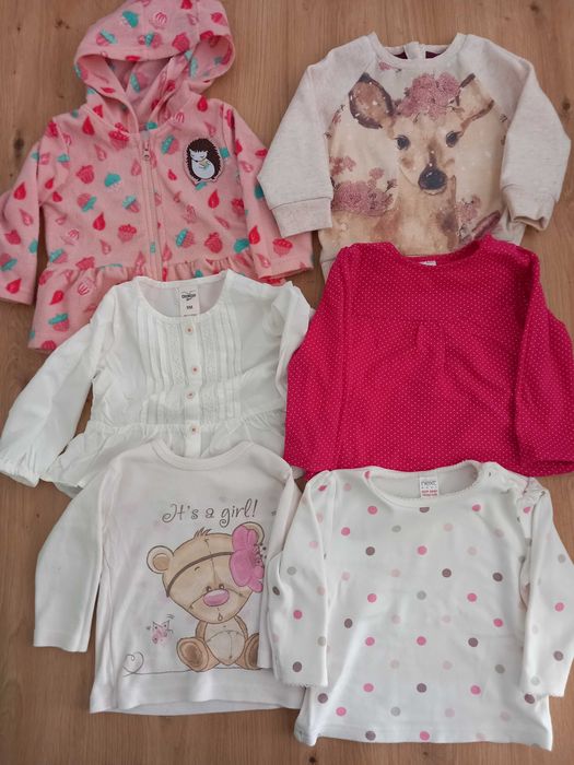 Маркови бебешки дрешки за момиченце 6-9м. + ПОДАРЪЦИ