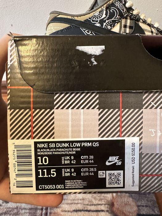 Nike SB Dunk Low Travis Scott