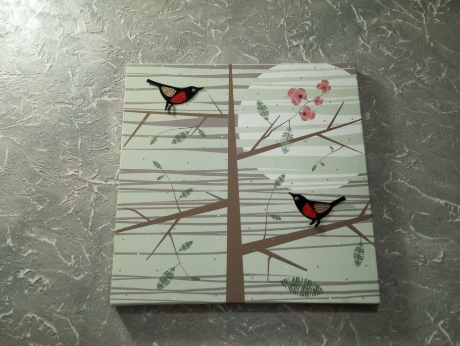 Принт върху платно с подрамка, релеф