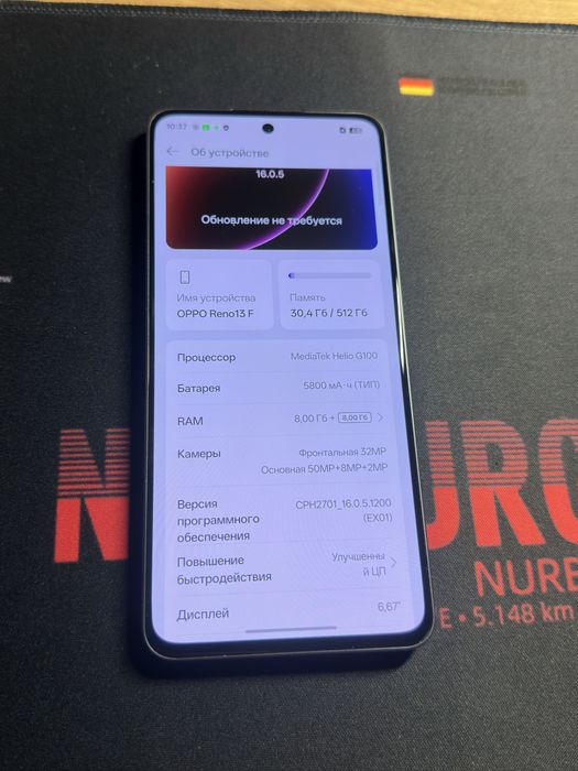 Oppo reno 13f в отличном состояний