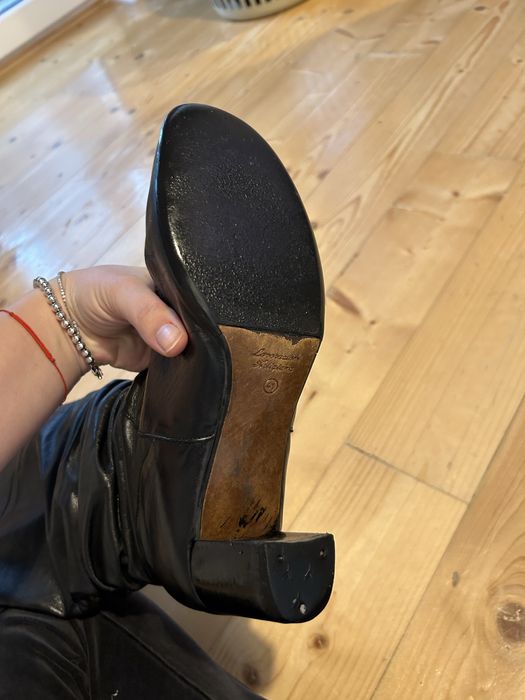 Vand cizme lungi de piele