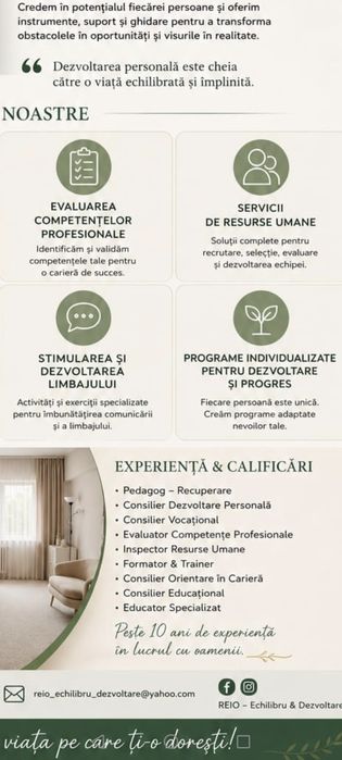 Cabinet terapii individuale