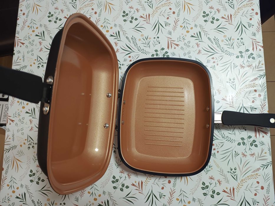 Tigaie dubla Black Doubletta + Bonus tigaie fonta