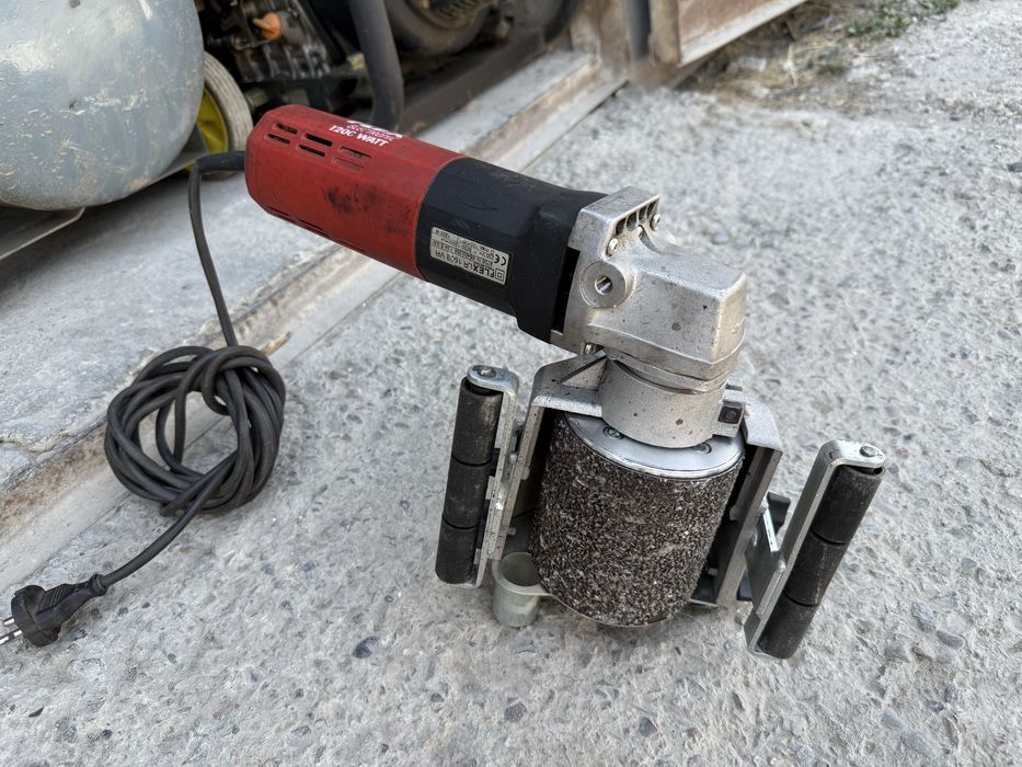 * FLEX Сатинировальная Брашировальная барабанная шлиф машинка GERMANY