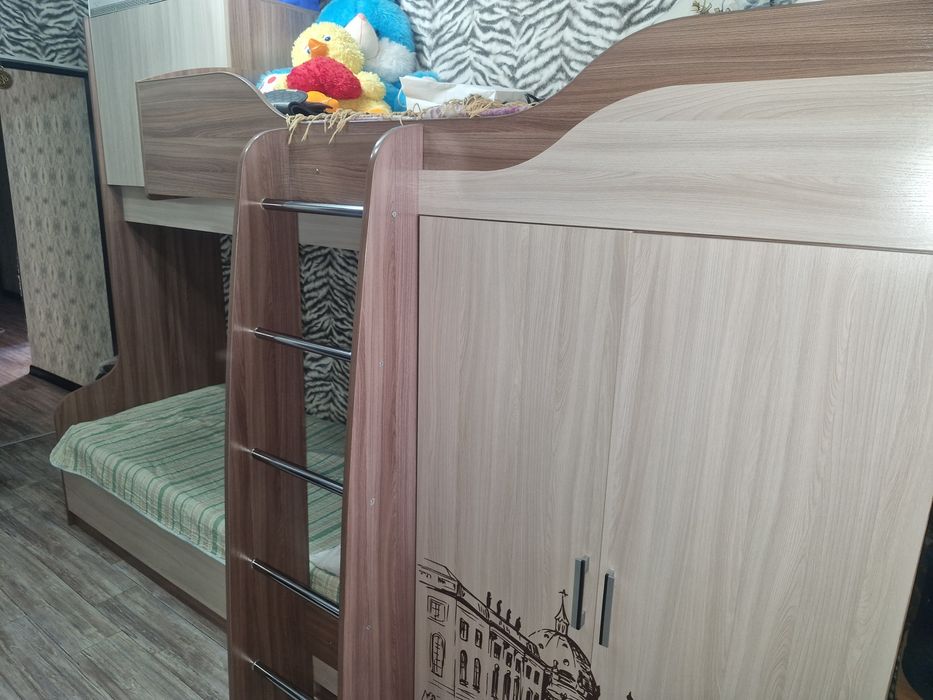 Двухьярусная кровать SV Город