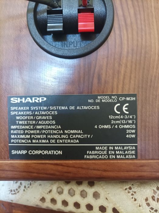 NRaft Terasă Grădină Incinte Audio Sharp CP-M3H 40 watti