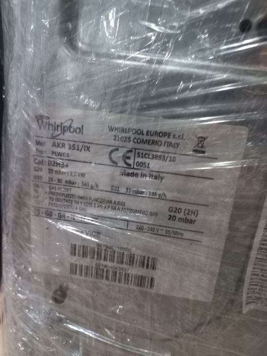 Plita gaz incastrabila Whirpool