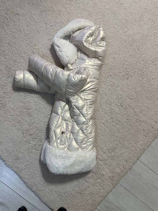 зимно пухено палто