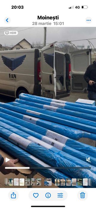 Stalpi petru gard electric din fibra de sticla