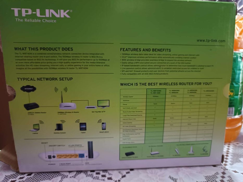 Два броя рутери  за интернет  TP-LINK