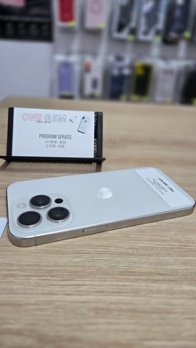 iPhone 15 Pro 128GB White – Second-Hand in stare perfecta!