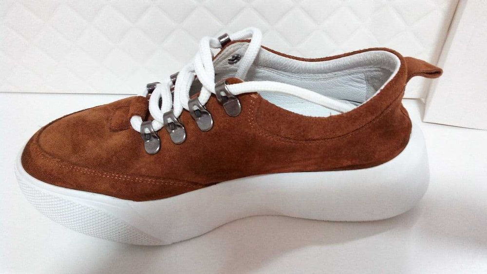 Эксклюзивные замшевые кожаные туфли сникерсы конверсы Stella, Турция!