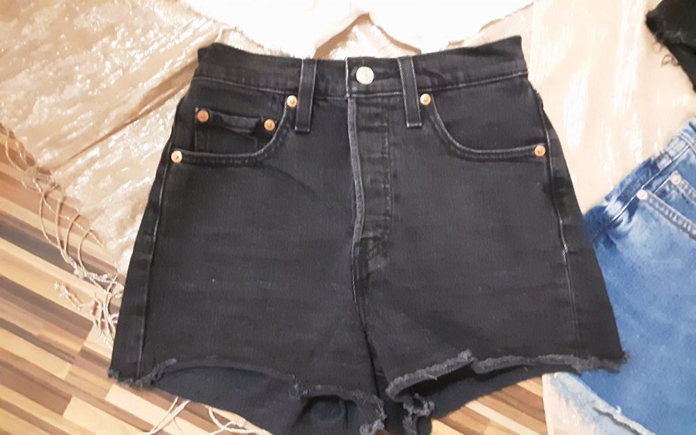 XS нови къси дамски дънки ZARA, LEVIS ,Ltb