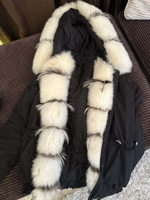 Зимно яке, ново естествен пух