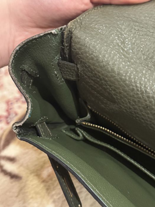 Сумка телячья бу