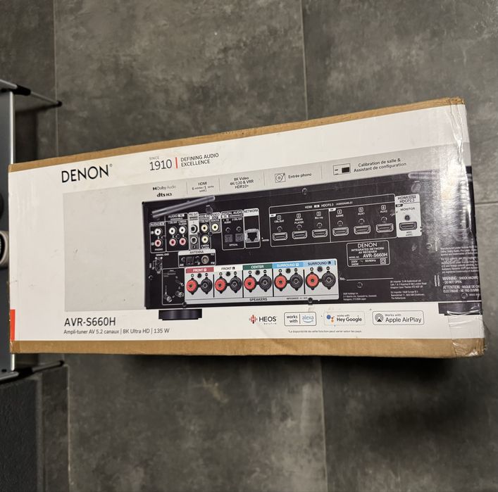 Receiver Denon AVR-S660H