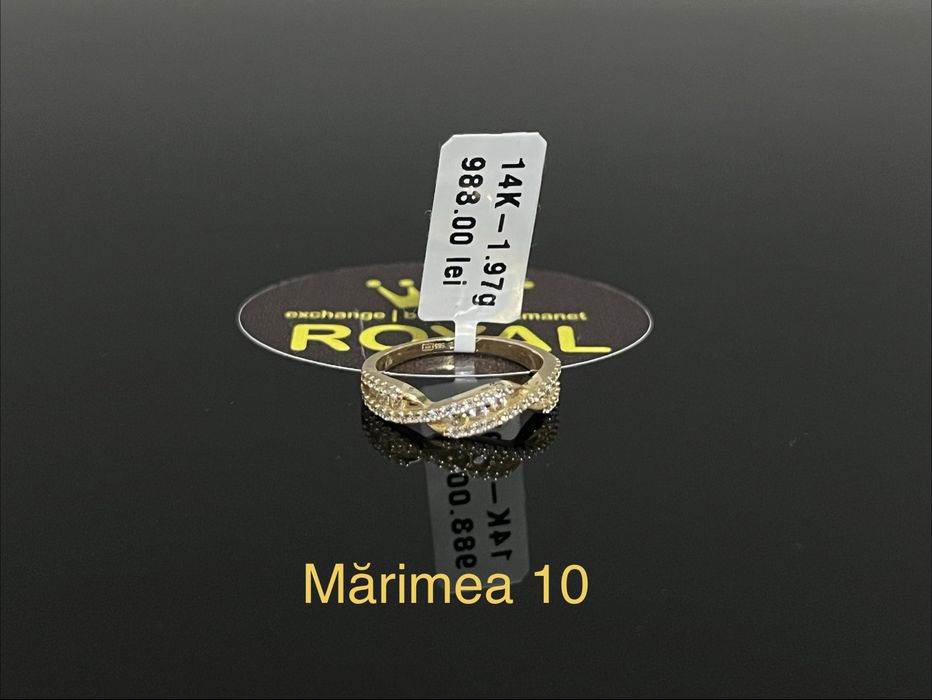 Bijuteria Royal CB : Inel dama aur nou 14k 1,97gr