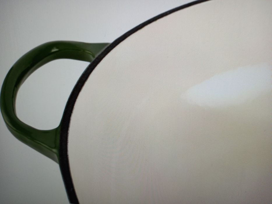 Cratiță fontă emailată 31,5 cm x 8,5 cm