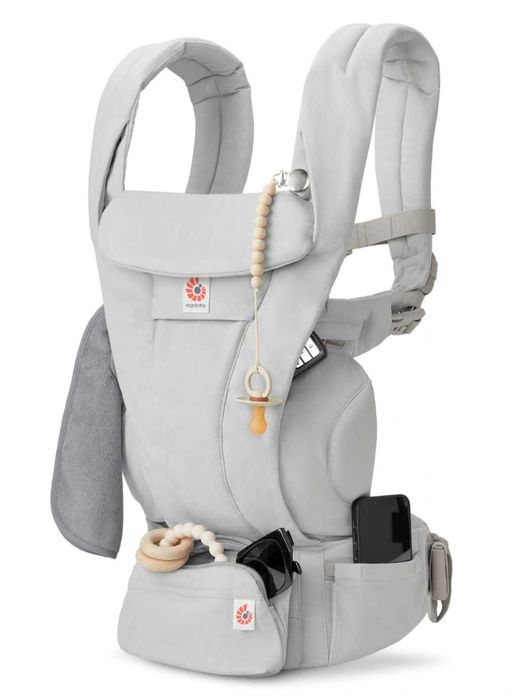 Ergobaby Omni Deluxe Cotton Pearl Grey 0–48 oyli bolalar uchun